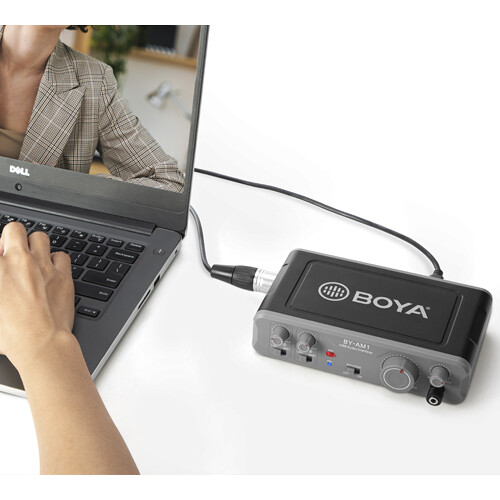 Boya BY-AM1 Dual-Channel USB 2 Audio Mixer - 3