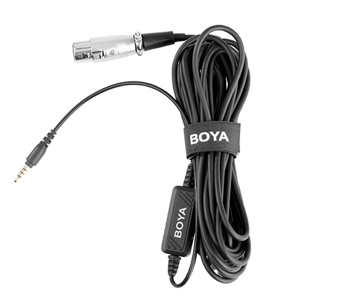 Boya BY-BCA6 XLR to 3.5mm Microphone Cable - 2