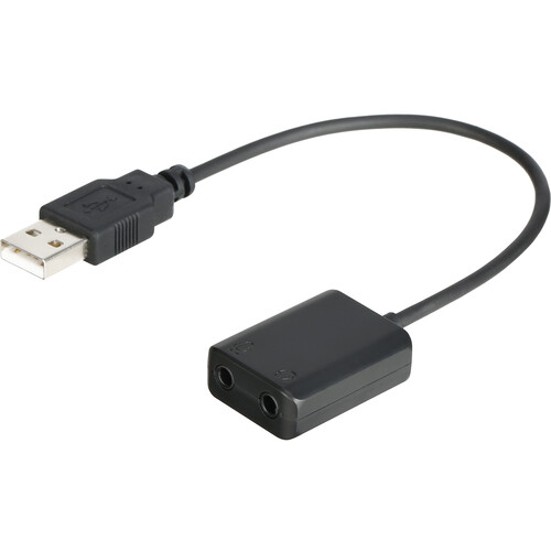 Boya BY-EA2L 3.5mm mikrofon na USB adapter kabl - 1