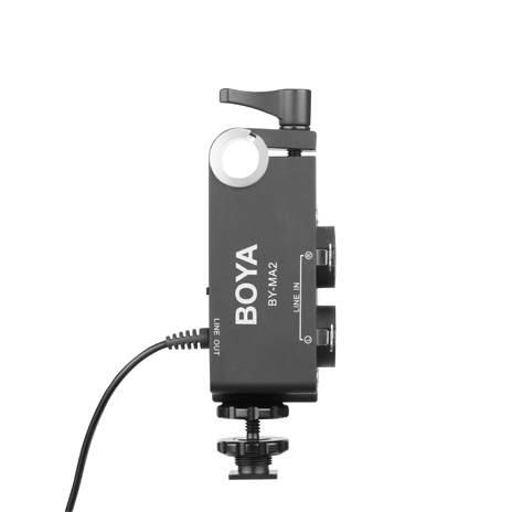 Boya BY-MA2 Dual channel XLR audio mixer - 1