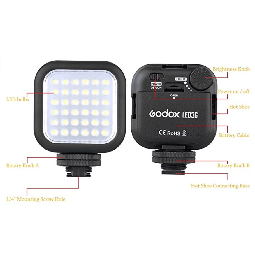 Godox LED36 Video Light - 2