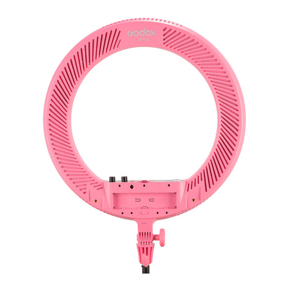 Godox LR160 Bi-Color Ringlight (Pink) - 6
