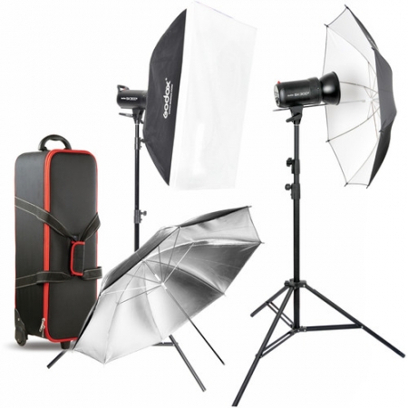 Godox SK300II-E kit 2x300Ws LED pilot lampa