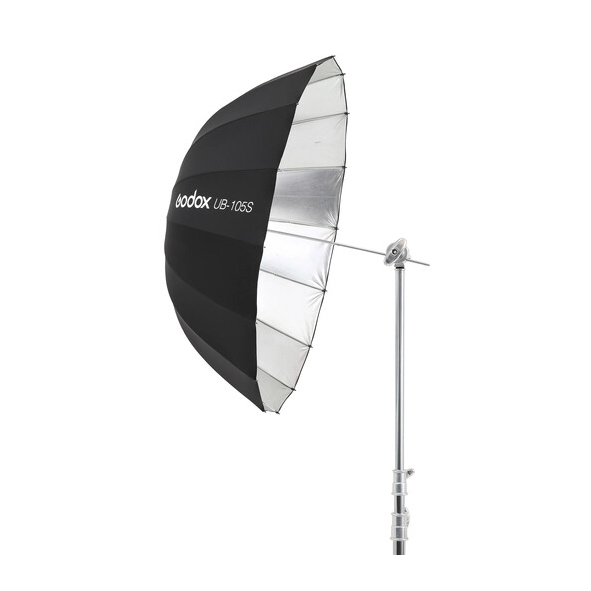 Godox UB-105S Silver Parabolic Umbrella (105cm) - 1