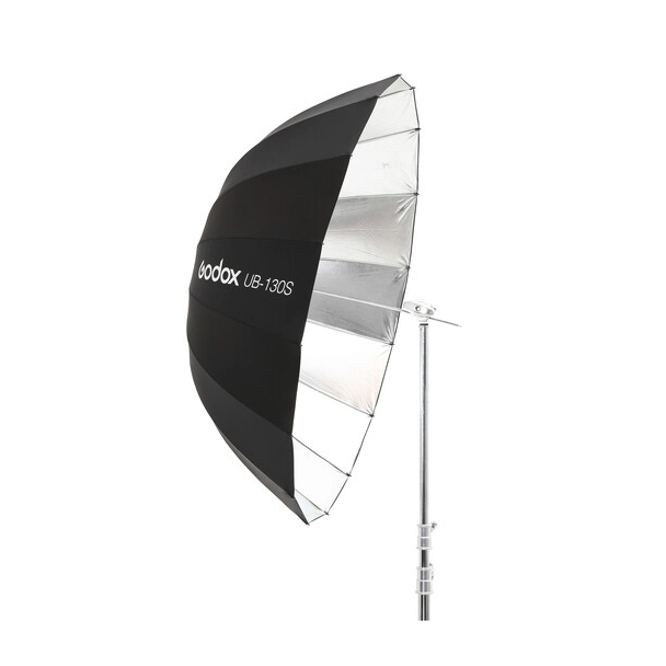 Godox UB-130S Silver Parabolic Umbrella (130cm) - 1