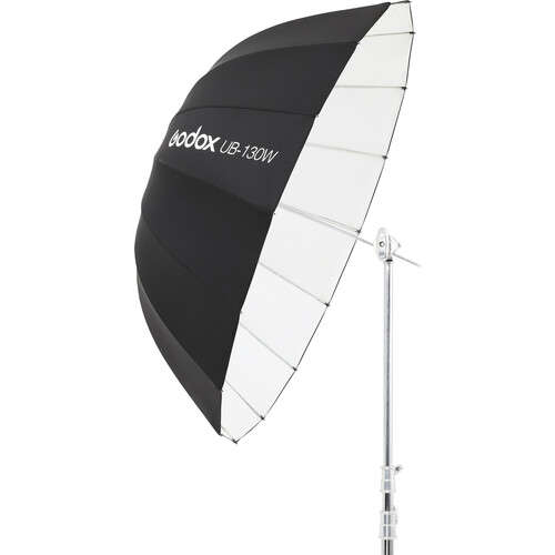 Godox UB-130W White Parabolic Umbrella (130cm) - 1