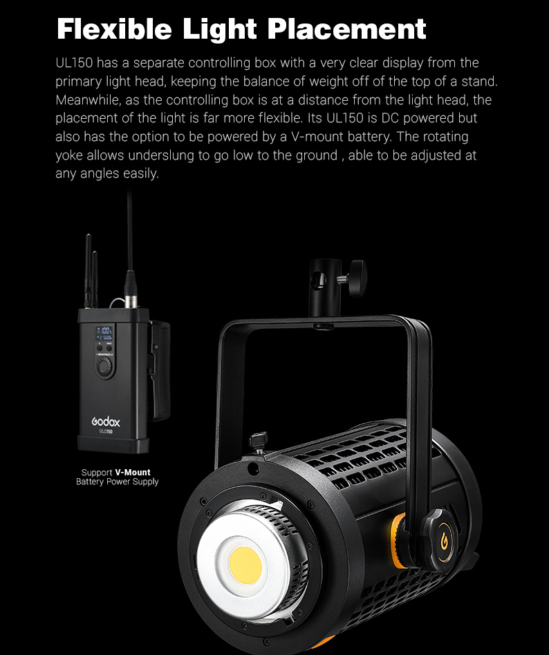 Godox UL150 Silent LED Video Light - 10