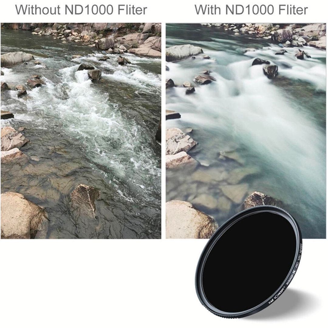 K&F Concept 67mm Nano-X Fixed ND1000 Filter, HD, Waterproof, Anti Scratch, Green Coated KF01.1235 - 9