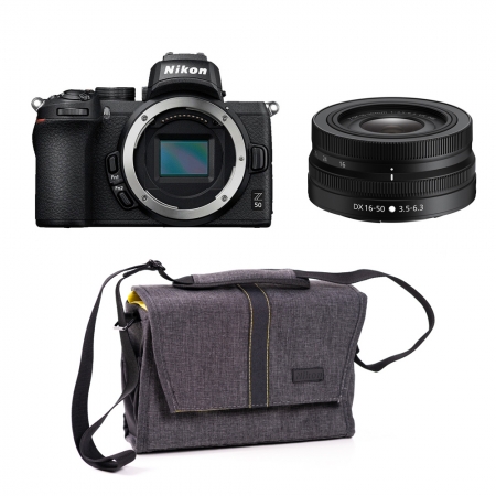 Nikon Z50 + Z DX 16-50 VR + original torba