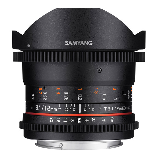 Samyang 12mm T3.1 VDSLR Cine Fisheye za Canon - 1