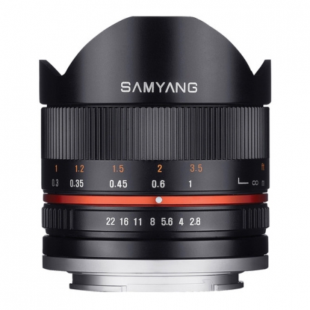 Samyang 8mm f/2.8 Fisheye II za Fuji X