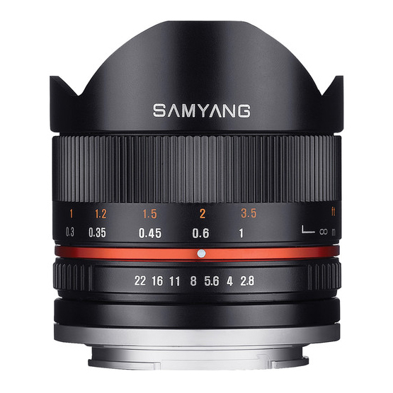 Samyang 8mm f/2.8 Fisheye II za Sony - 1