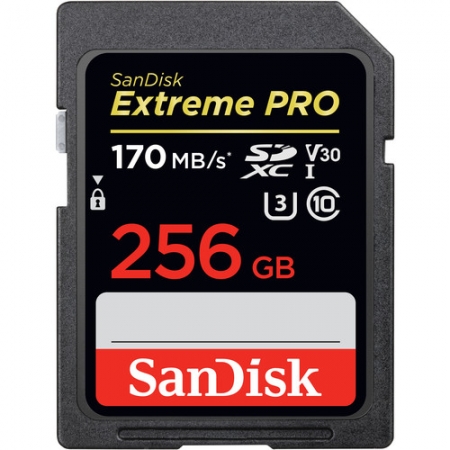 Sandisk SD 256GB CLASS 10 EXTREME PRO 170MB/S