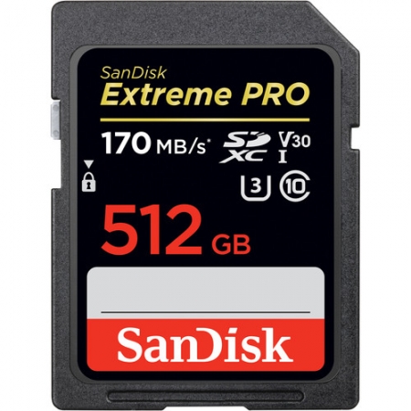 Sandisk SD 512GB CLASS 10 EXTREME PRO 170MB/S