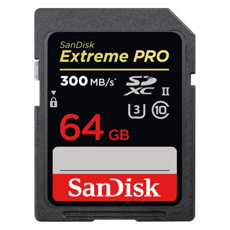Sandisk SD 64GB CLASS 10 EXTREME PRO 300MB/S