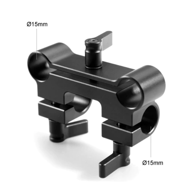 SmallRig Dual to Single 15mm Rod Clamp Adapter 922 - 2