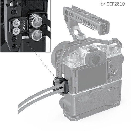 SmallRig HDMI i USB Type-C Cable Clamp zy Fujifilm X-T4 kaveze BSC2809 - 6