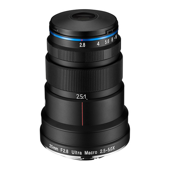 Laowa 25mm f/2.8 2.5-5X Ultra Macro za Canon EF - 1