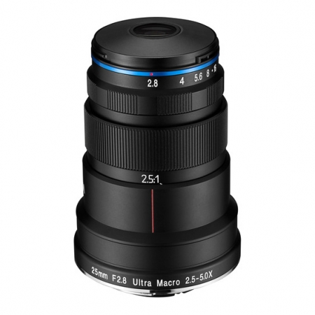 Laowa 25mm f/2.8 2.5-5X Ultra Macro za Nikon F